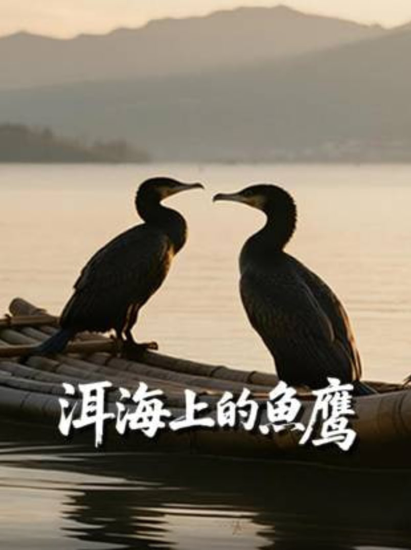 洱海上的鱼鹰